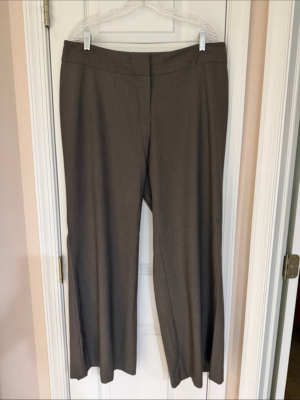 J. Jill Brown wide-Leg Dress Trousers, 16P